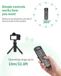 Nabíjateľná bezdrôtová spúšť Hanpusen s OLED displejom pre fotoaparáty Nikon Z6 III/Zf/Z5 II/Z50/Z50 II/Z fc/P1000/Z6 II/Z30/Z7 II 6