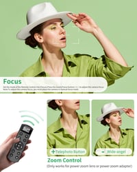Nabíjateľná bezdrôtová spúšť Hanpusen s OLED displejom pre fotoaparáty Nikon Z6 III/Zf/Z5 II/Z50/Z50 II/Z fc/P1000/Z6 II/Z30/Z7 II 4