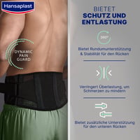 Bandaj pentru susținerea spatelui Hansaplast, cu compresie reglabilă, analgezic, mărime universală 3