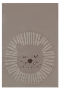 Covor pentru copii Hanse Home Adventures - Leu haios, covor de joacă cu animale, Safari, Zoo, covor de joacă pentru băieți și fete - Bej crem, 160x200 cm 2