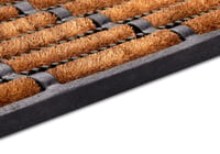 Covoraș de intrare Hanse Home Brushes din fibră de cocos și cauciuc, 45x75 cm, negru-natur, antiderapant, pentru utilizare la interior și exterior, preș rezistent la intemperii 9