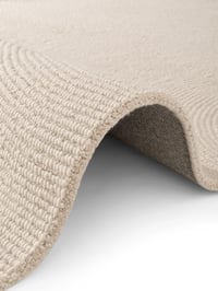 Covor din lână Hanse Home Calmio - tuftat manual, alb natural, stil Hygge Scandinavian Boho, pentru sufragerie, dormitor, dining, hol - 160x230 cm 6