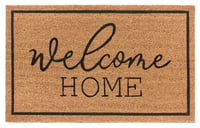 Hanse Home Kókusz Lábtörlő Beltéri Használatra - Welcome Home, Szennyeződésfogó Szőnyeg, Csúszásmentes, Folyosóra, Teraszra - 45x75 cm 1