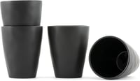 Hanseküche kézműves fekete espresso csészekészlet 4 db-os 120 ml-es 1
