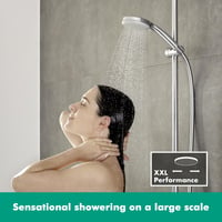 Hansgrohe Croma 100 Ručná sprcha so 4 druhmi prúdu, okrúhla 100 mm, s funkciou proti usadzovaniu vodného kameňa, chróm, 28535000 3