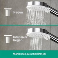hansgrohe Crometta E 240 sprchový systém s termostatickou batériou, hlavová sprcha (240x240 mm), ručná sprcha, EcoSmart, chróm, 27281000 5