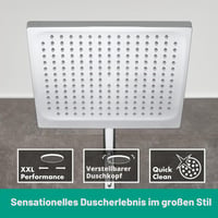 hansgrohe Crometta E 240 sprchový systém s termostatickou batériou, hlavová sprcha (240x240 mm), ručná sprcha, EcoSmart, chróm, 27281000 2