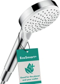 Ručná sprcha hansgrohe Crometta Vario Green, úspora vody 6 l/min, biela/chróm, 26336400 1