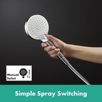 Hansgrohe Crometta Vario set za tuširanje s Unica'Croma šipkom od 65 cm, bijela/krom, 26532400 5