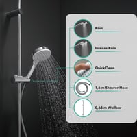 Hansgrohe Crometta Vario set za tuširanje s Unica'Croma šipkom od 65 cm, bijela/krom, 26532400 2