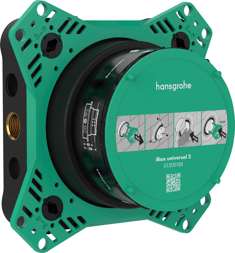 hansgrohe iBox Universal 2 Alaptest - Beépíthető Zuhany, Kád és Termosztát Készletekhez (2023-tól), 01500180