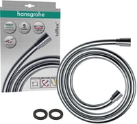 hansgrohe Isiflex univerzalno tuš crijevo 1,60 m, zaštita od uvijanja i savijanja, s brtvama, krom 1