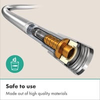 hansgrohe Isiflex univerzalno tuš crijevo 1,60 m, zaštita od uvijanja i savijanja, s brtvama, krom 5