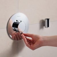 hansgrohe Porter Fine 28885000 držač tuša s konusnom maticom, nosač ručnog tuša, krom 4