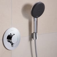 hansgrohe Porter Fine 28885000 držač tuša s konusnom maticom, nosač ručnog tuša, krom 6