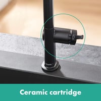 Kuchynská batéria hansgrohe Talis M54 72808670 s vyťahovacou sprškou, výška výtoku 270 mm, otočná, matná čierna 3