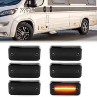 Hanured 6x LED oldalsó irányjelző sárga lámpa Fiat Ducato Peugeot Boxer Citroen 1
