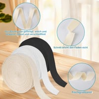Bandă de Bumbac Bias Haocjanc, 3 Role, 20 mm x 10 m/rolă, Bandă de Cusut pentru Margini — 2 role fără ambalaj (stare: vezi a 2-a imagine) 5