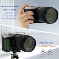 Haoge L-alakú fogantyú Panasonic LUMIX S9 fényképezőgéphez zöld 5