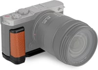 Haoge L-alakú kamera fogantyú Panasonic LUMIX S9-hez barna 6