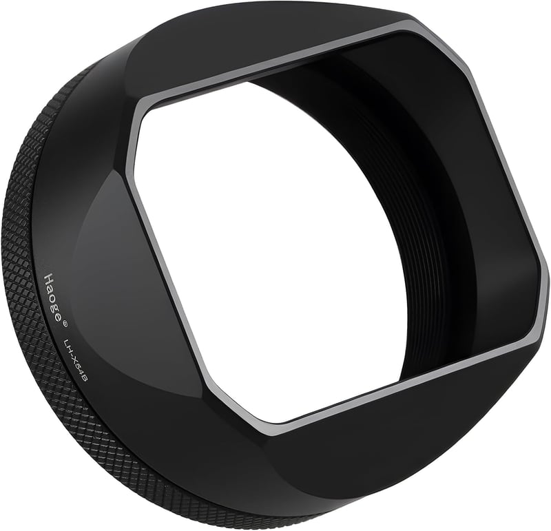 Haoge LH-X54B fém lencsenapellenző 49mm adaptergyűrűvel Fujifilm X100VI/X100V fekete
