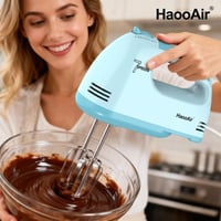 Haooair Elektromos Kézi Mixer 7 Fokozat Kompakt Habverő Mosogatógépben Mosható 2