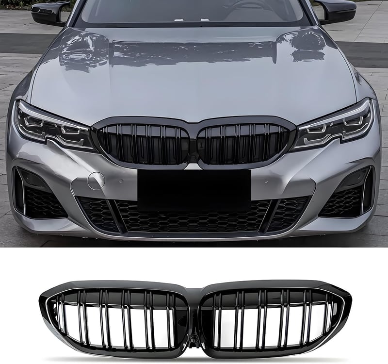 Haoyijiahui BMW 3 Series G20 G21 fekete vesefém rács 2019-2021