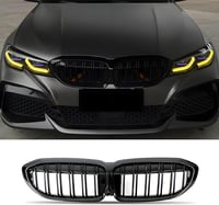Haoyijiahui BMW 3 Series G20 G21 fekete vesefém rács 2019-2021 7