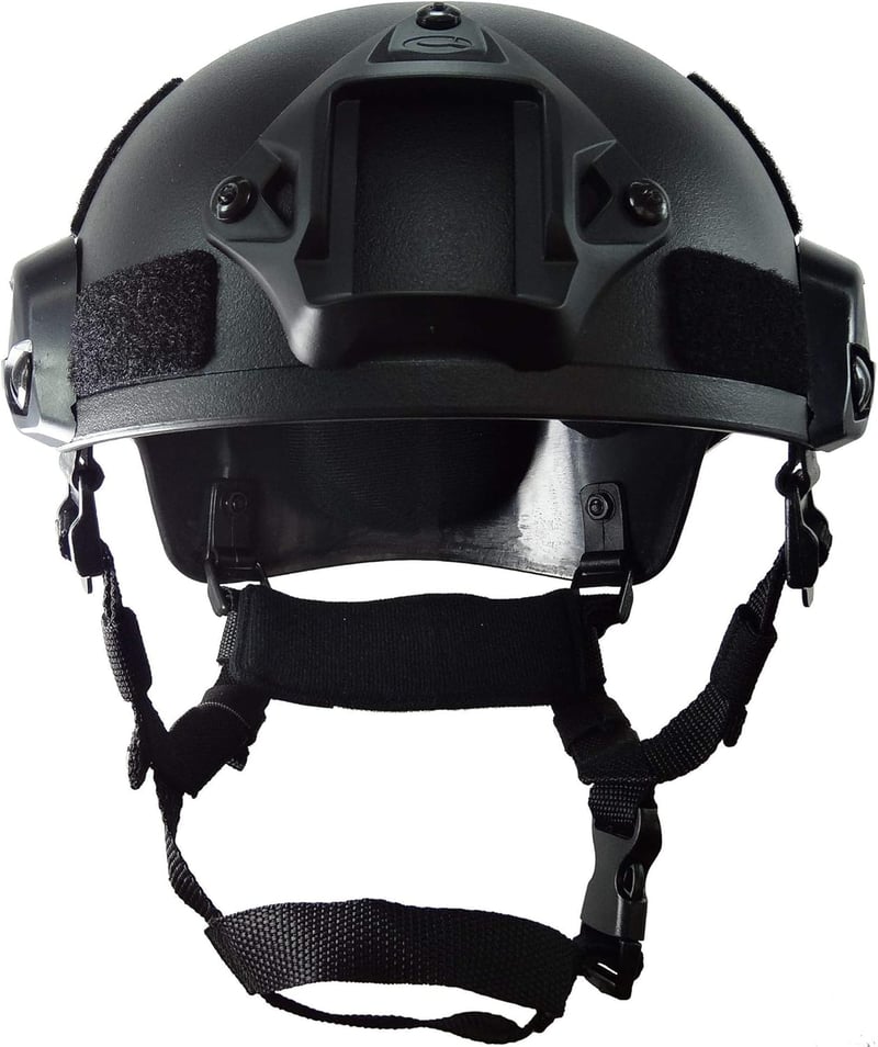 haoYK Mich 2001 taktikai sisak NVG tartóval és oldalsínnel airsoft paintball