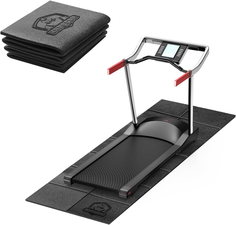 HAPBEAR Fitness Padló Védőszőnyeg 152x76cm/183x92cm/213x92cm 6mm PVC