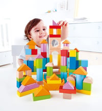Sada drevených kociek Hape Wonderful Beech Blocks - 101 ks - od 12 mesiacov 5