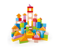 Sada drevených kociek Hape Wonderful Beech Blocks - 101 ks - od 12 mesiacov 1