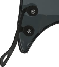 Hapivida Motorkerékpár Szélvédő Retro Fényszóró Trim Kit 5-7 Colos 6