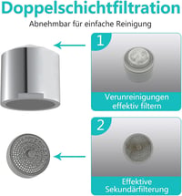 HAPPUP FM22 Vízszabályozó Csaphoz, Állítható Szög, Szűrővel, 2 db 6
