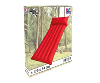 Saltea gonflabilă Happy People, 175 x 54 cm, PVC cu înveliș din microfibră, culoare roșie, pentru camping și plajă 2