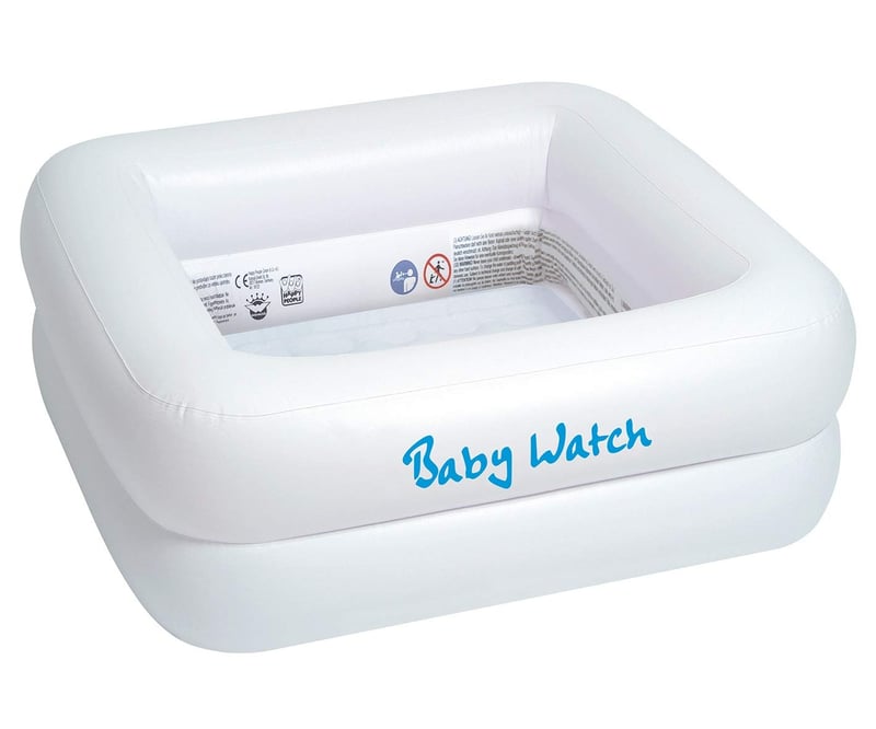 Detský nafukovací bazén Happy People Fisher-Price Babywatch, biely, 85 x 33 x 85 cm, 80 litrov