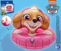 Happy People PAW Patrol Skye 3D nafukovacie koleso s hlavou, nafúknuté cca 54 cm, nenafúknuté cca 60 cm, detské koleso na plávanie 3