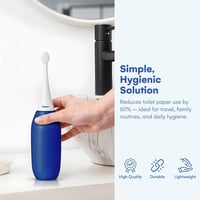 HappyPo Easy-Bidet 2.0 mobil bidé utazótáskával, intim zuhany, WC papír spórolás 4