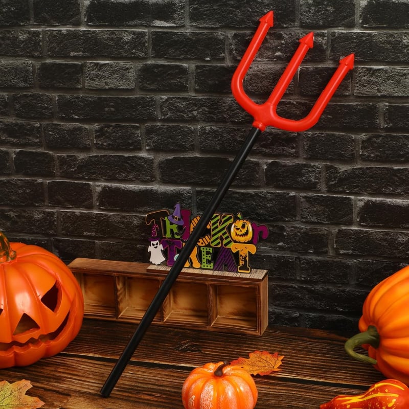 Happyyami Halloween Ördög Háromágú Villás Jelmez Kiegészítés Gyerekeknek