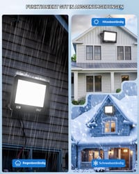 HAPYLUMI LED vanjski reflektor 50W 5000 lumena hladno bijelo svjetlo 6500K vanjska reflektorska svjetiljka vodootporni vrtni reflektor 4