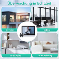 HAPYTHDA WiFi Ajtókamera 1080P HD Videóval, Kétirányú Hanggal, Éjjellátóval és Mozgásérzékelővel, 4,3" Monitorral, 120° Látószöggel, Mobilal 5