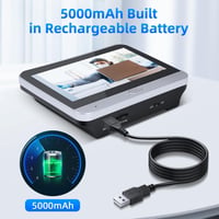 HAPYTHDA WiFi Ajtókamera 4,3" Monitorral - 1080P Digitális Kémlelőnyílás, 90° Látószög, PIR Mozgásérzékelő, 5000mAh Akku, Éjjellátó 6