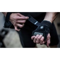 Harbinger Lifting Grips trhačky s ochranou zápästia, veľkosť S/M, čierne – doplnok na vzpieranie a silový tréning, 2 ks 3