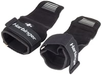 Harbinger Lifting Grips trhačky s ochranou zápästia, veľkosť S/M, čierne – doplnok na vzpieranie a silový tréning, 2 ks 5