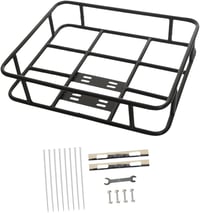 Harilla Kerékpár Kosár Elöl-Hátul, Erősített Szélekkel, 48x38 cm, E-Bike Kiegészítő - Style C 1