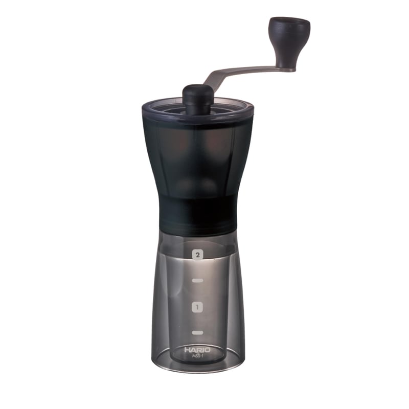 Hario Mini Mill Slim Plus ručni mlinac za kavu - prozirna crna - 24 g