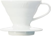 HARIO V60 01 Kerámia Kávécsepegtetõ Fehér Kávékészítõ Csatornás Kiöntõvel 1