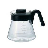 Carafă pentru cafea din sticlă termorezistentă Hario V60 VCS-02B 700 ml - server din sticlă transparentă, 1 buc. 1