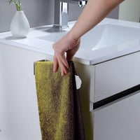 HASA zone Törölközőtartó Rúd 20 cm Fúrás Nélkül, Öntapadós Rozsdamentes Acél Tükörfényes Fürdőszoba Konyha 6