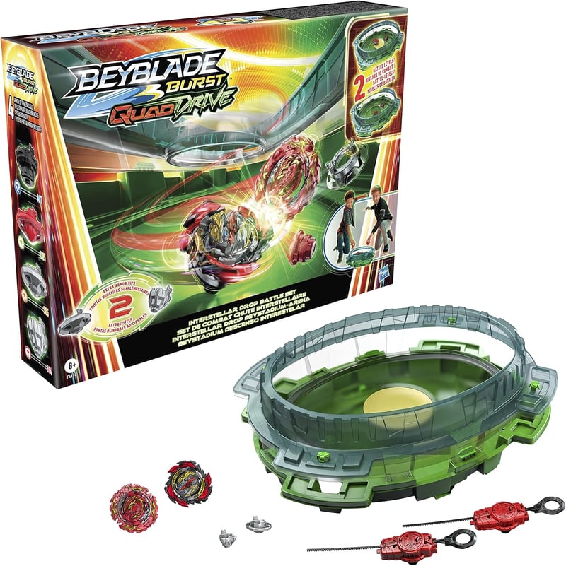 Hasbro Beyblade Burst QuadDrive Interstellar Drop arénakészlet 2 kreissel